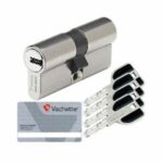Cylindre de serrure Vachette avec clés pour remplacement de serrure
